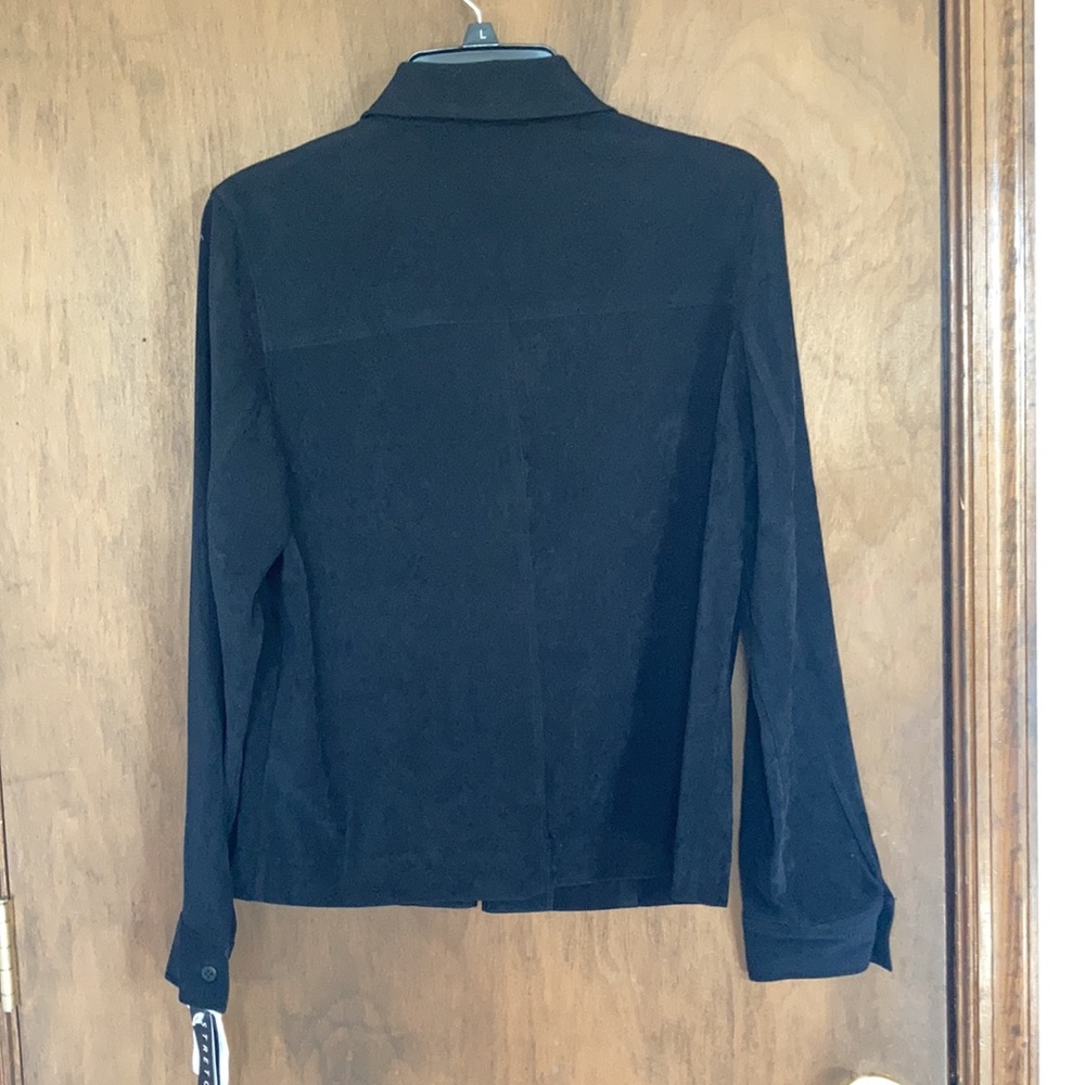 Vintage Norton McNaughton black zip front jacket - Picture 9 of 17